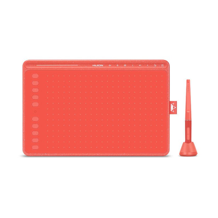 Huion Hs611 Red Tableta Digitalizadora Rojo 5080 Líneas Por Pulgada 258,4 X 161,5 Mm Usb