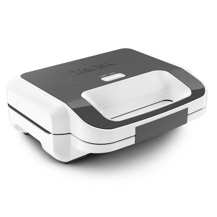 EAN 3045380018921 - Tefal Snack XL SW7011 sandwichera 850 W Blanco, Acero inoxidable imagen 1