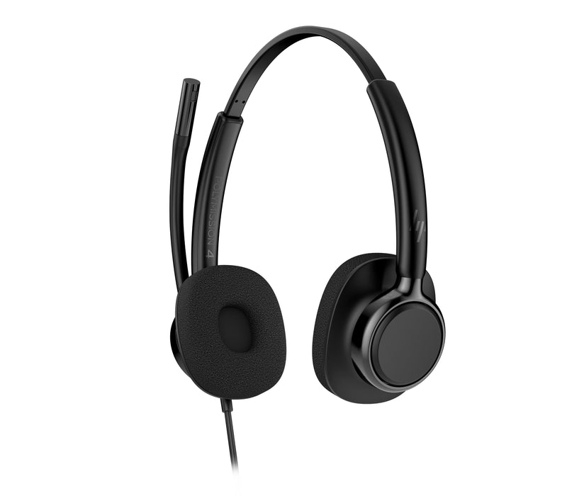 EAN 0199764365576 - HP Poly Mission 425 Stereo USB Wired Headset Classic (Bulk) Negro imagen 14