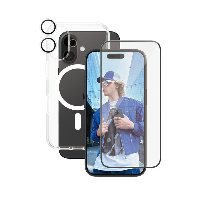 EAN 5715685004797 - PanzerGlass ® | CARE by ® Flagship 3-in-1 Bundle iPhone 16 Protector de pantalla Apple 1 pieza(s) imagen 1