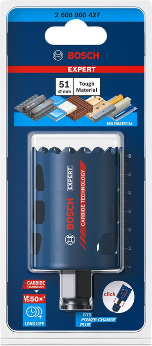 Sierra De Corona Bosch Professional Expert 'Toughmaterial', Ø 51mm 2" 2608900427