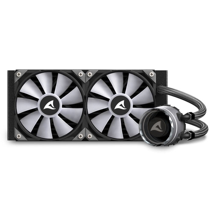 EAN 4044951038008 - Sharkoon S80 RGB Carcasa del ordenador, Procesador Sistema de refrigeración líquida todo en uno 12 cm Neg imagen 7