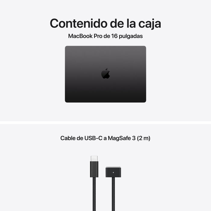 Apple Macbook Pro 16' M5 Pro 18-Core Cpu 48gb 1tb Ssd 20-Core Gpu Negro Espacial