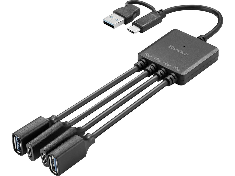 Usb-C/A To 2a+2c Splitter