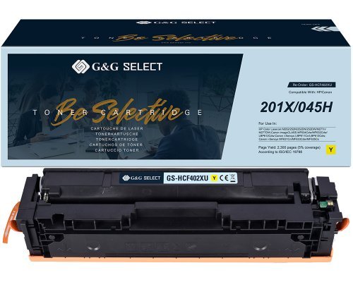 Toner  G&G Select Xl  Compatible Con Hp 201x Canon 045h