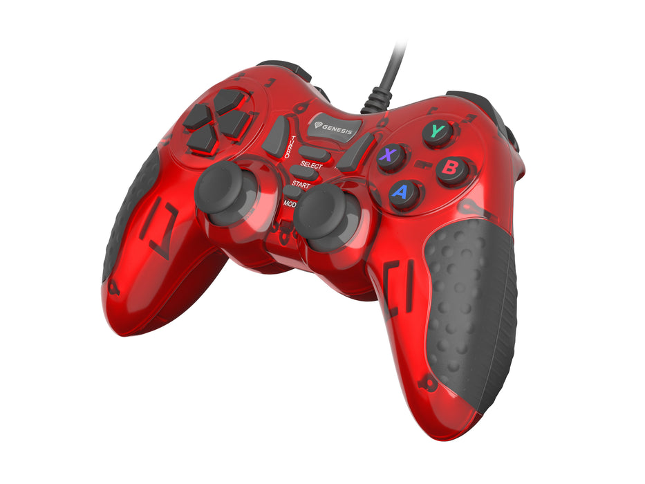 EAN 5901969420029 - GENESIS MANGAN 200 Rojo USB 2.0 Gamepad Analógico/Digital PC imagen 2