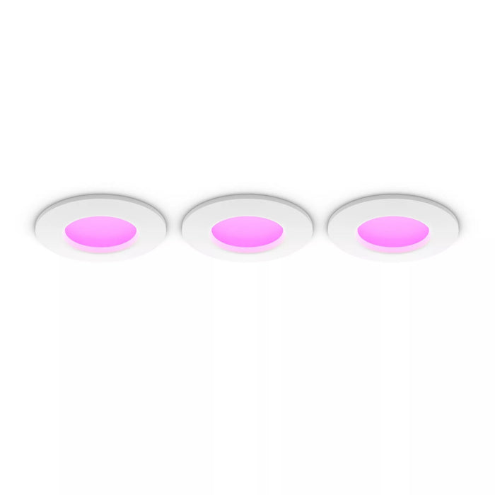 Philips Hue White&Col. Amb. Slim Recessed Light S X3 -White