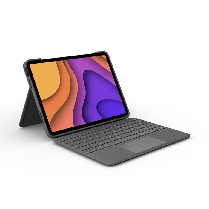 EAN 5099206093553 - Logitech Folio Touch QWERTY Inglés internacional Smart Connector Gris imagen 1