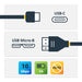 EAN 0065030860772 - StarTech.com USB31CUB1M cable USB USB 3.2 Gen 2 (3.1 Gen 2) USB C Micro-USB B Negro imagen 2