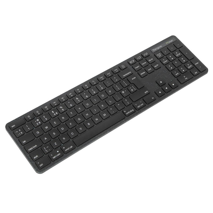 Targus Ecosmart Teclado Full Size Antimicrobiano Inalámbrico Bluetooth 5.0 2.4 Ghz Azerty Francés Negro