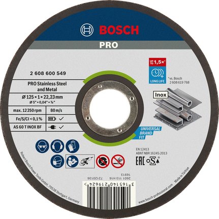 EAN 3165140219624 - Bosch 2 608 600 549 accesorio para amoladora angular Corte del disco imagen 1
