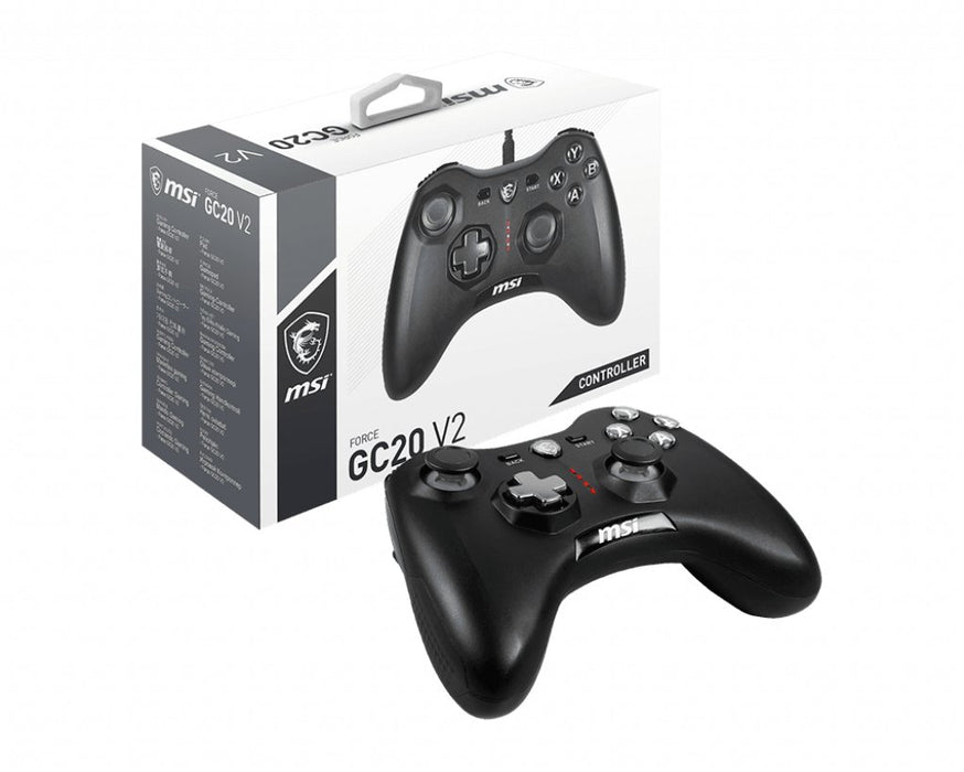 EAN 4719072902681 - MSI Force GC20 V2 Negro USB 2.0 Gamepad Analógico/Digital Android, PC imagen 5