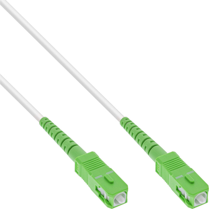 Cable Simplex De Fibra Óptica Inline, Ftth, Sc/Apc 8° A Sc/Apc 8°, 9/125?M, Os2, 0,5m