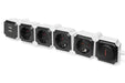 EAN 4016032463917 - Digitus DA-70620 base múltiple 1,6 m 4 salidas AC Interior Negro, Blanco imagen 4
