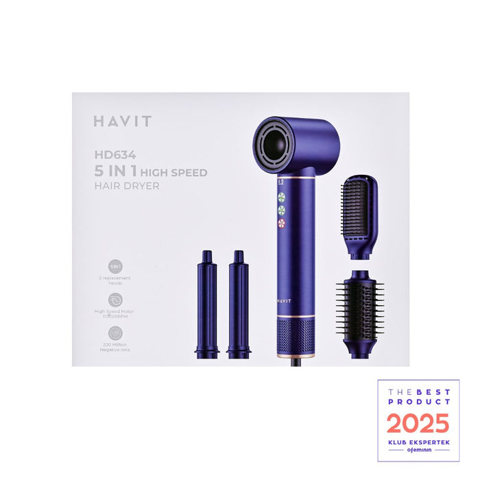 EAN 6939119042837 - Havit HD634-EU secador 1300 W Azul imagen 10