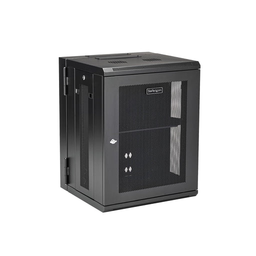 EAN 0065030870085 - StarTech.com RK1520WALHM armario rack Bastidor de pared Negro imagen 2