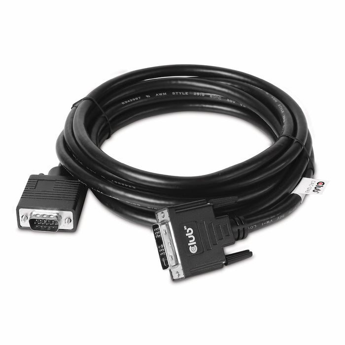 EAN 8719214471514 - CLUB3D DVI-A TO VGA CABLE M/M 3m/ 9.8ft 28 AWG Negro imagen 4