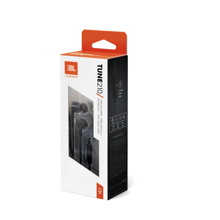 EAN 6925281919053 - JBL Tune 210 Auriculares Alámbrico Dentro de oído Música Negro imagen 8