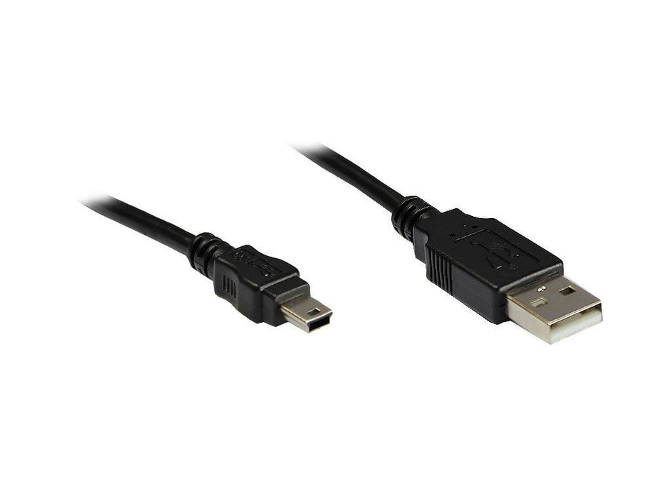 EAN 4014619383931 - Alcasa USB 2.0 A/USB mini 0.15 m cable USB 0,15 m USB A Mini-USB B Negro imagen 1