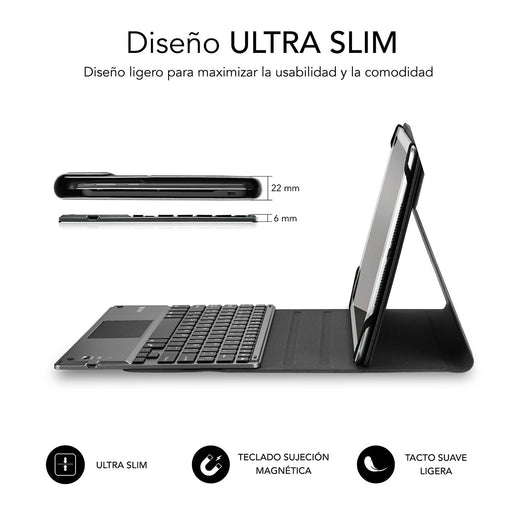 EAN 8436586741112 - SUBBLIM SUB-KT2-BTP001 teclado para móvil QWERTY Español Negro, Gris imagen 2