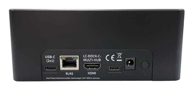 EAN 4262443280227 - LC-Power LC-DOCK-C-MULTI-HUB base de conexión para disco duro USB 3.2 Gen 2 (3.1 Gen 2) Type-C Negro imagen 9