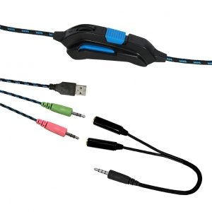 Auriculares  Art Sla Flash Gaming With Micrófono Illuminate