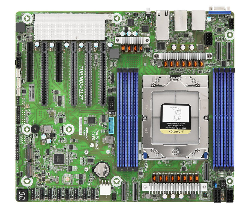 EAN 4711430524962 - Asrock TURIND8-2L2T placa base AMD SoC Socket SP5 CEB imagen 1