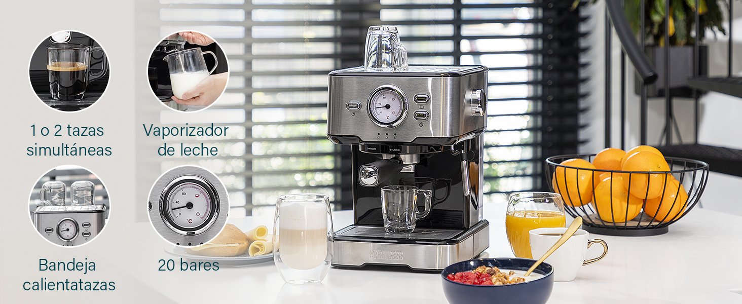 EAN 8713016094261 - Princess 249412 Manual Máquina espresso 1,5 L imagen 42