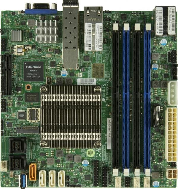 Supermicro Placa Base A2sdi-H-Tp4f Intel Atom C3958 16c/16t Bulk