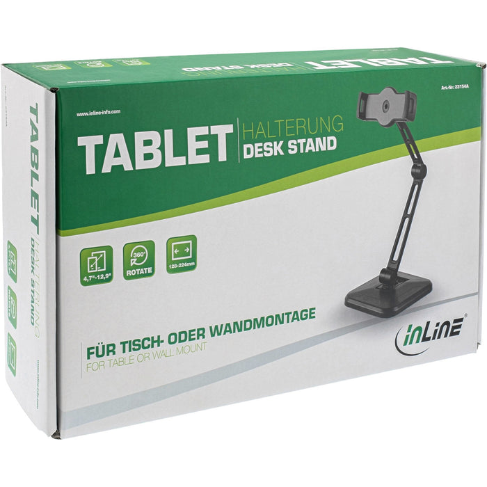 Soporte Para Tableta Inline Para Montaje En Pared O Mesa, Universal Para 4.7"-12.9"