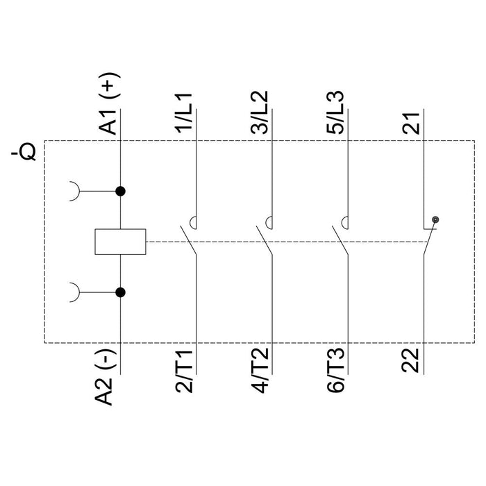 Siemens 3rt20151bb42 Schtz Ac-3 3kw 400v 1 24vdc 3p S00