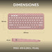 EAN 5099206111271 - Logitech 920-011829 teclado Universal Bluetooth QWERTY Español Rosa imagen 15