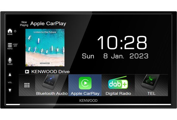 EAN 0019048235060 - Kenwood DMX7722DABS receptor multimedia para coche Negro Wifi Bluetooth imagen 2