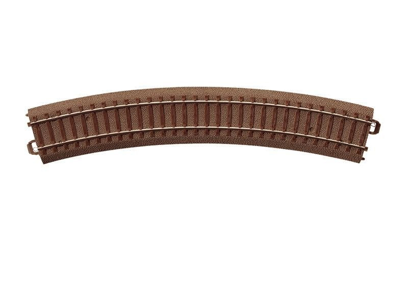 Märklin Gebogenes Gleis - Track - - 3 Año E - 1 Ud. - Marrón - 43.8