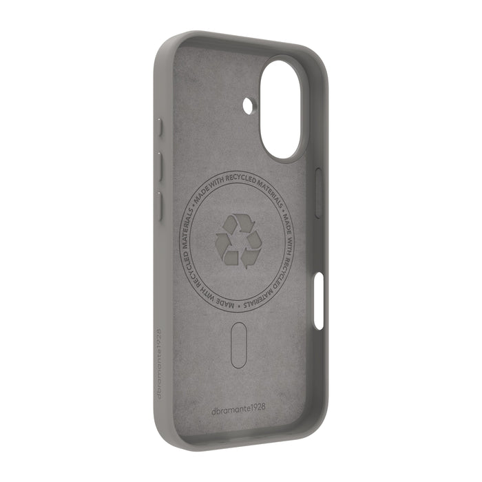Dbramante1928 Roskilde Kick Icon Carcasa Trasera Para Teléfono Móvil Compatibilidad Con Magsafe Piedra De Río Para Apple Iphone 17