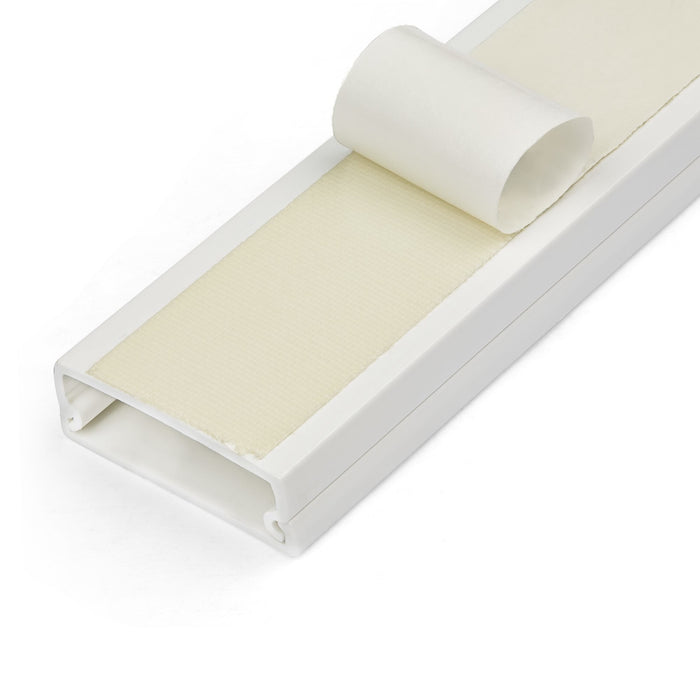 Wall Cable Raceway W/ Adhesive Accs Tape 19x11mm 32x11mm