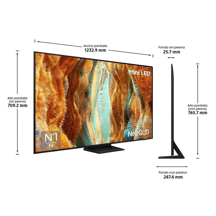 Televisor Samsung Neo Qled Qn73f Tq55qn73fat 55' Ultra Hd 4k Smart Tv Wifi