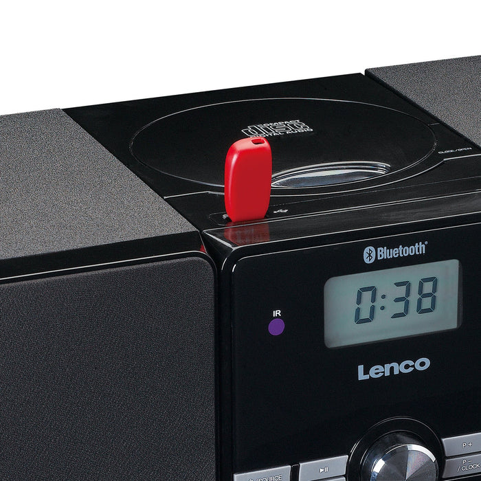 EAN 8711902065326 - Lenco MC-030BK sistema de audio para el hogar Microcadena de música para uso doméstico 10 W Negro imagen 6