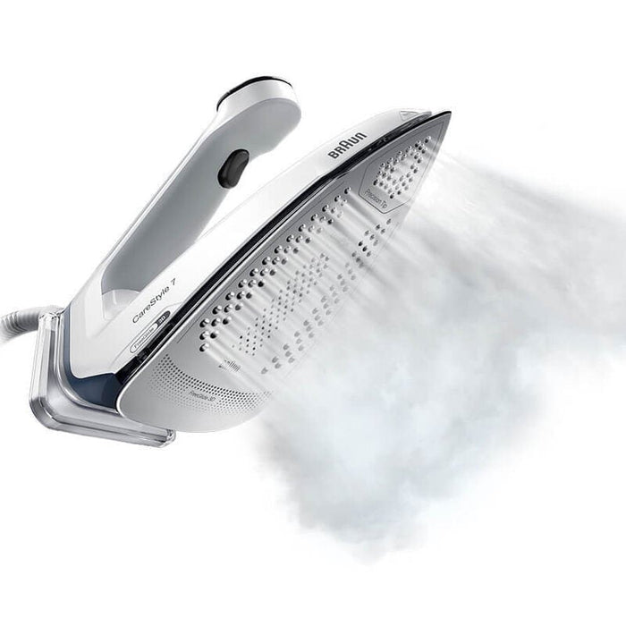 Estación Plancha Braun Carestyle 7 Pro Is7282bl  Al Vapor 2700 W 2 L Suela De Aluminio Azul, Blanco