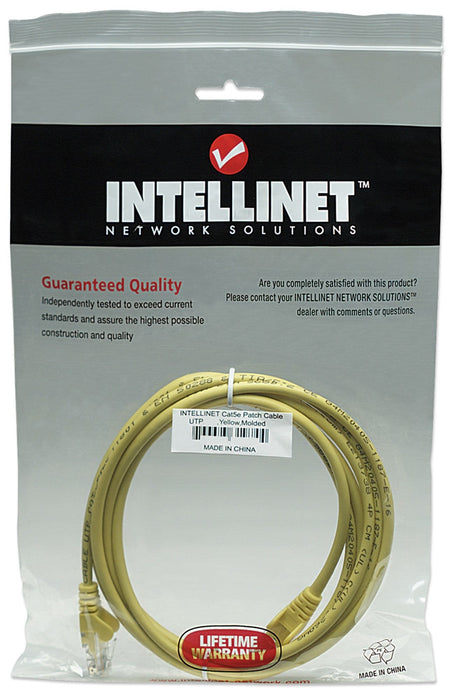 Intellinet 319850 Patchcord Utp 5m C5 Amarillo