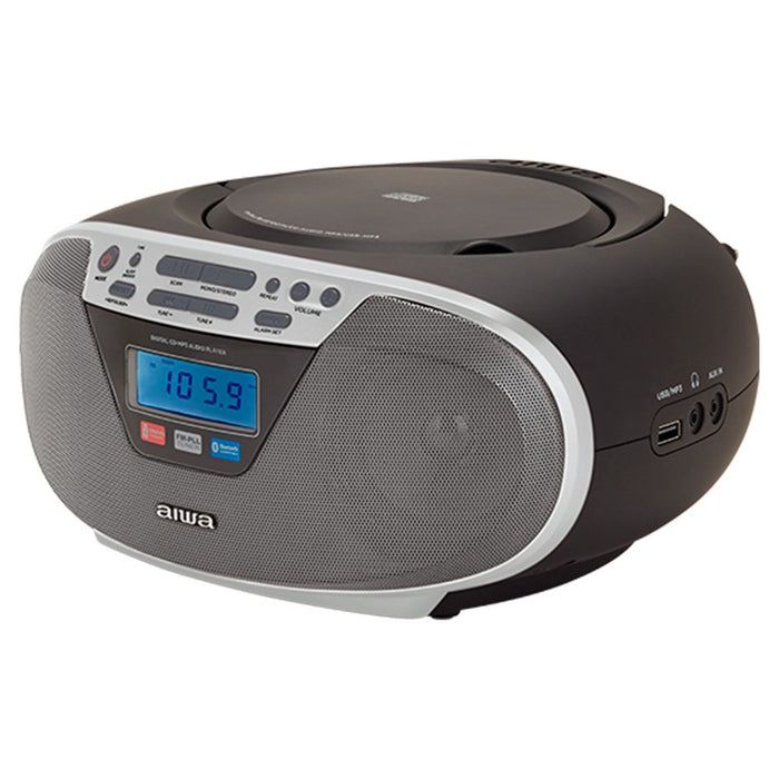 EAN 8435256898439 - Aiwa BBTU-400SL sistema estéreo portátil Analógico y digital 6 W FM Plata Reproducción MP3 imagen 9