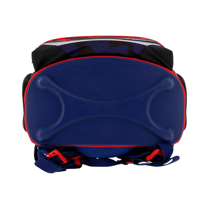 Herlitz Juego De Mochilas Escolares De 4 Piezas, Color Azul Y Rojo,