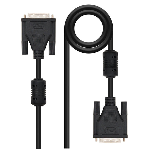 EAN 8433281000773 - Nanocable 10.15.0603 cable DVI 3 m Negro imagen 1