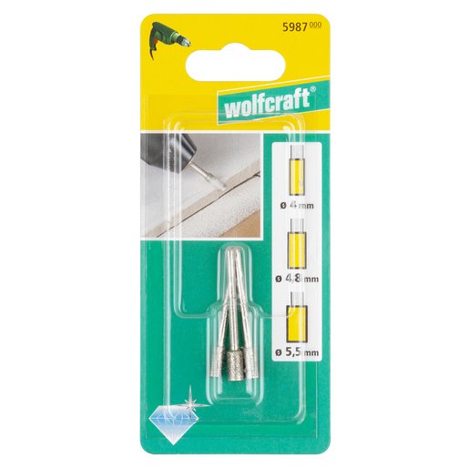 EAN 4006885598706 - wolfcraft GmbH 5987000 broca Juego de brocas 3 pieza(s) imagen 7