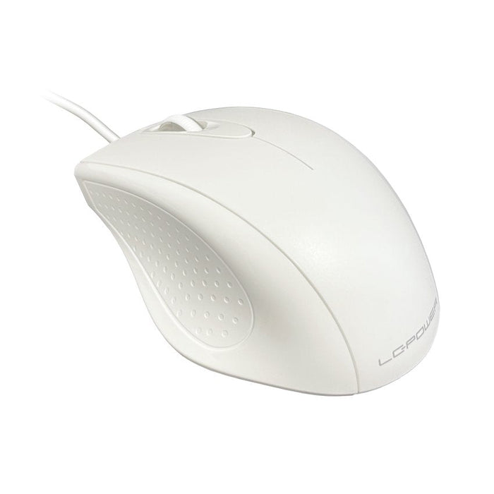 Raton Lc-Power Optical M710w Usb Blanco