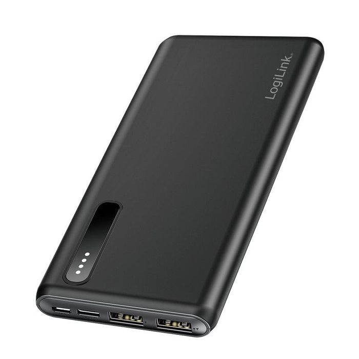 Logilink Pa0311, 8000 Mah, Smart Ic, 12 W, Negro