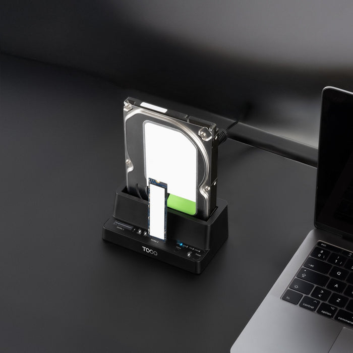 Docking Station Para Ssd M2 Sata Nvme Tooq Tqds-502b