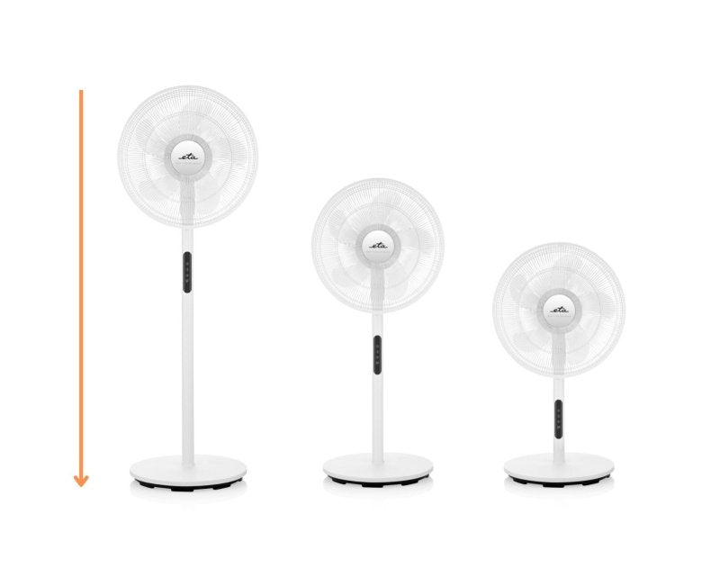 Eta Eta460790000 Breezo Stand Fan, Diameter 45 Cm, Number Of Speeds 4, White