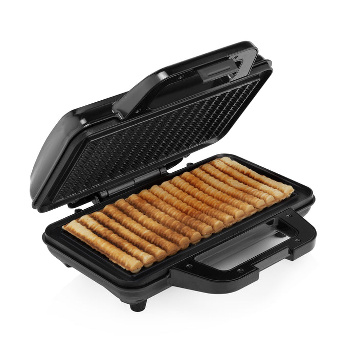 EAN 8713016098832 - Tristar WF-1171 gofrera 1 barquillo(s) 1000 W Negro, Acero inoxidable imagen 5