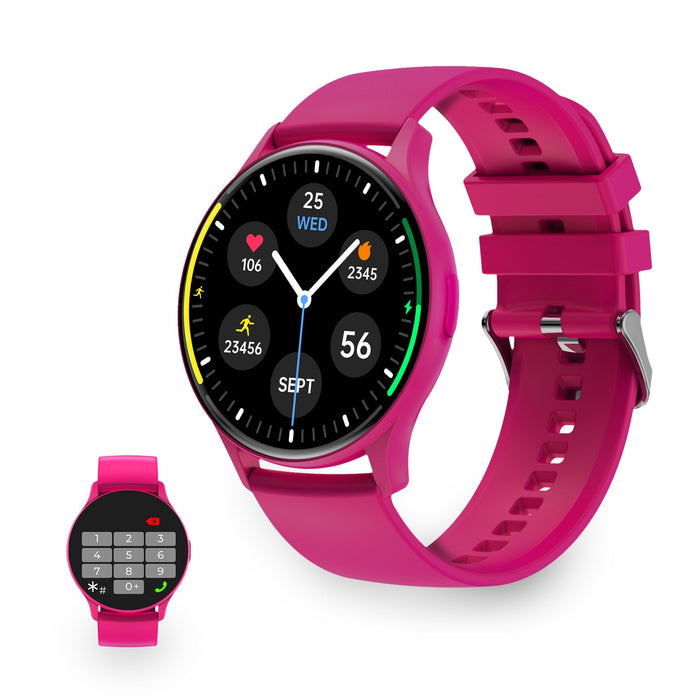 Ksix Core Smartwatch - Pantalla Amoled 1,43? - Autonomia 5 Dias - Modos Deporte Y Salud, Llamadas, Asistentes De Voz -
